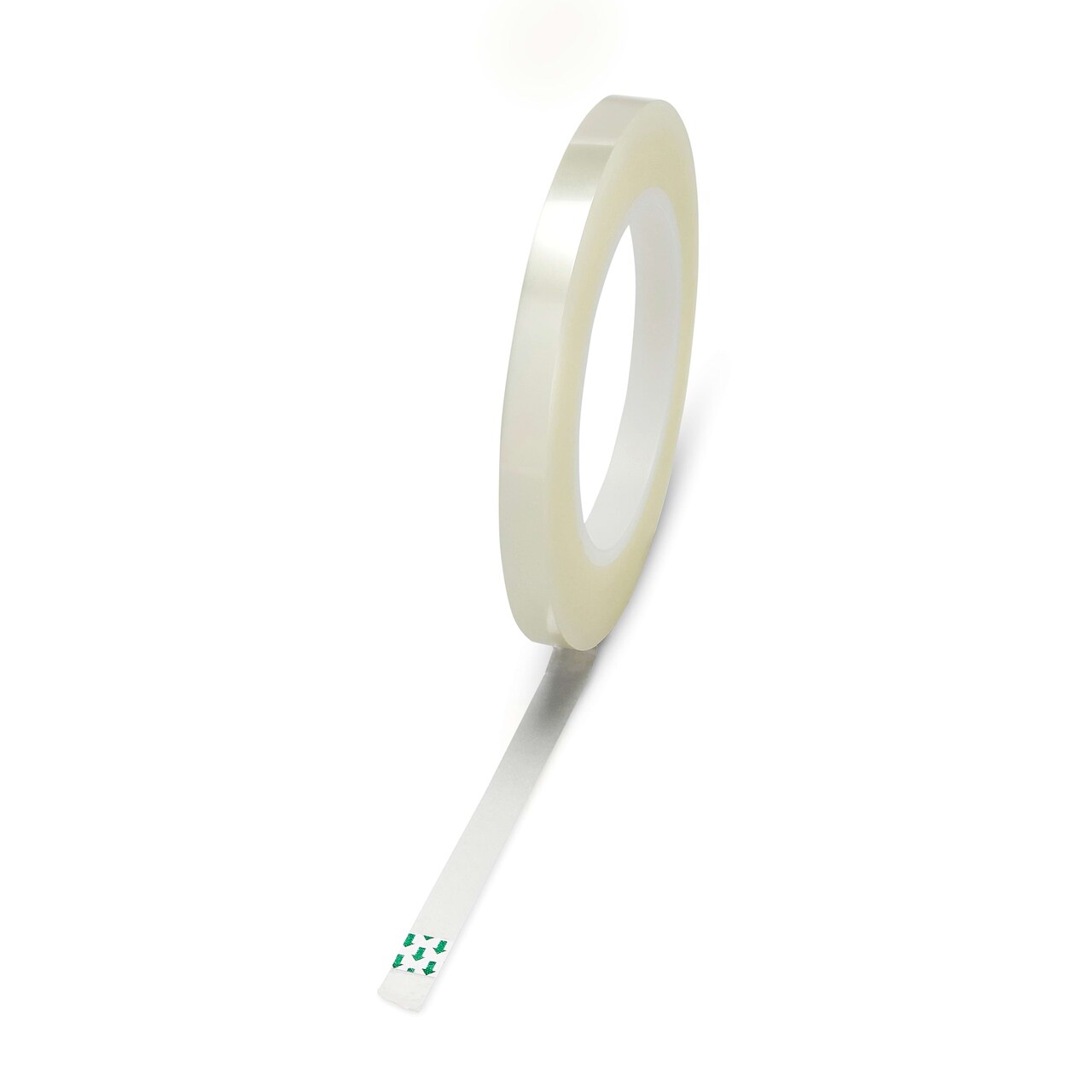 makerflo Heat Resistant Tape for Sublimation 0.375" x 216' FT, Heat Adhesive for Sublimation On Tumbler, Mug, T Shirt, Odourless and Crack Resistant Clear Tape for Vinyl and Heat Press